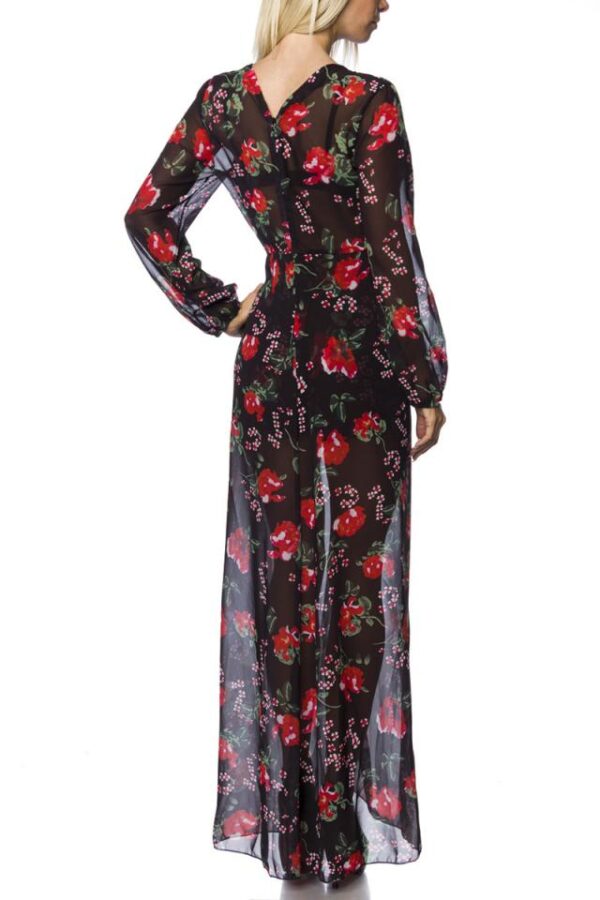 Robe Body - noir/rouge - XL-Atixo – Image 2