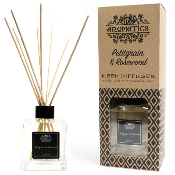 Diffuseur d'huiles essentielles de petit-grain et de bois de rose. 200 ml- Vendu par 1