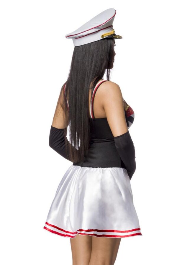 Costume Marine - blanc/noir/rouge - XL-Atixo – Image 2