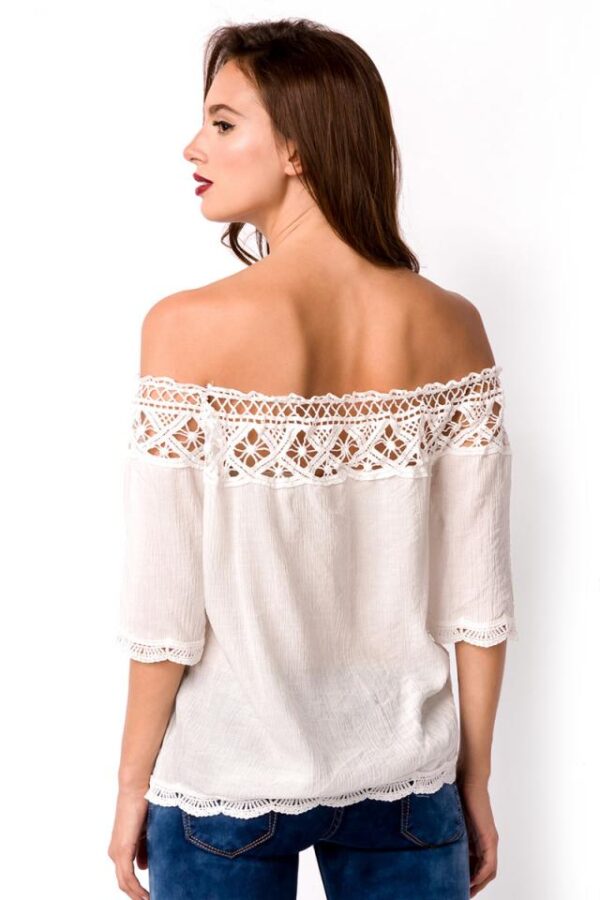 Blouse d'été - crème - M-Atixo – Image 2