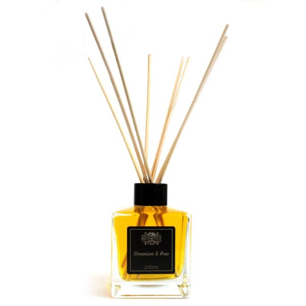 Diffuseur d'huiles essentielles de géranium et de rose. 200 ml- Vendu par 1 – Image 2