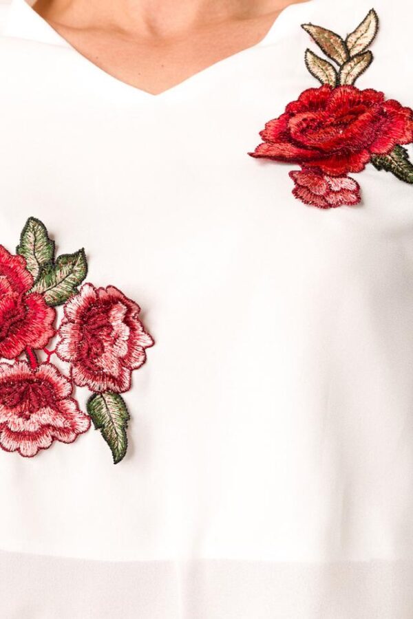 Blouse d'Été - blanc - M-Atixo – Image 3