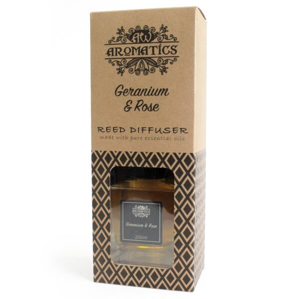 Diffuseur d'huiles essentielles de géranium et de rose. 200 ml- Vendu par 1 – Image 3