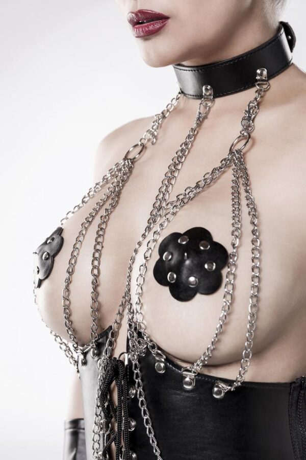Ensemble de corsage en quatre parties par Grey Velvet - noir - L-Grey Velvet – Image 4