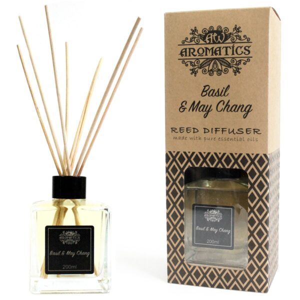 Diffuseur d'huiles essentielles de basilic et de Maychang. 200 ml- Vendu par 1