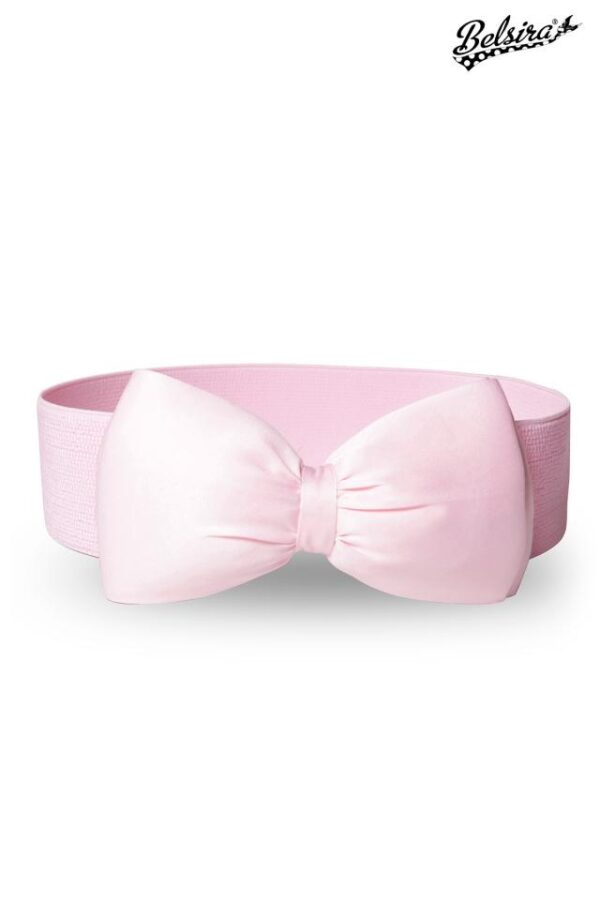 Ceinture avec nœud - rose - OS-Belsira