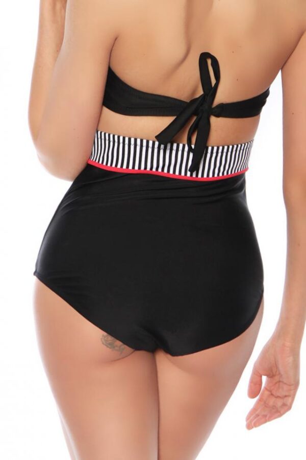 Slip de bikini vintage - noir/blanc/rouge - S-Atixo – Image 2