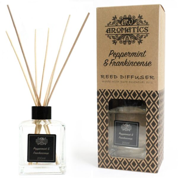 Diffuseur d'huiles essentielles de menthe poivrée et d'encens 200 ml- Vendu par 1