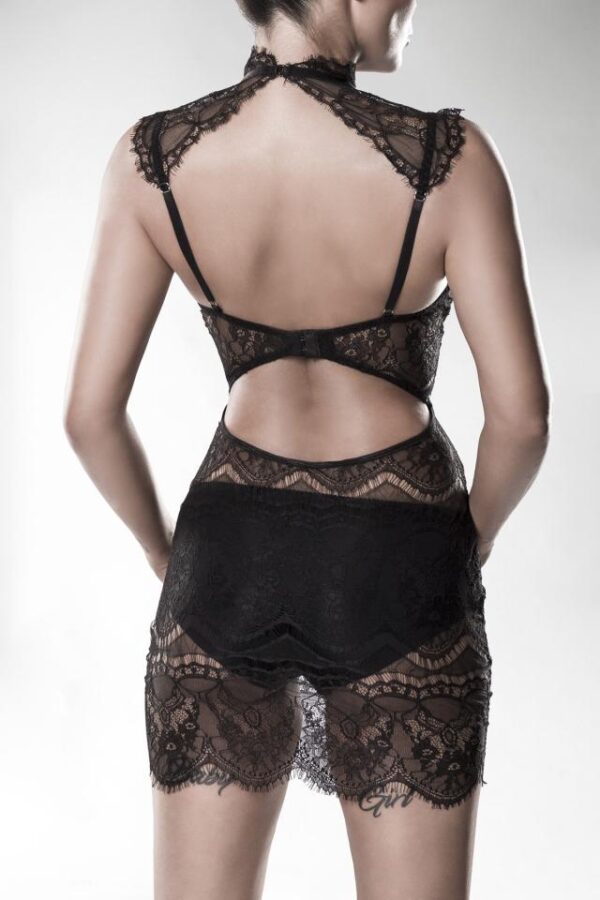Déshabillé de Grey Velvet - noir - S-Grey Velvet – Image 3