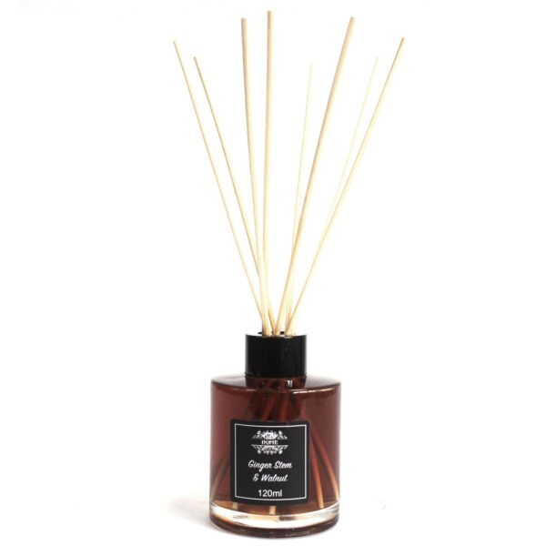 Diffuseur de Parfum 120 ml - Tige de Gingembre et Noyer- Vendu par 1 – Image 2