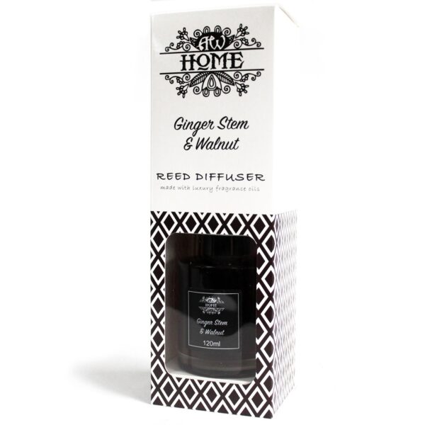 Diffuseur de Parfum 120 ml - Tige de Gingembre et Noyer- Vendu par 1 – Image 3