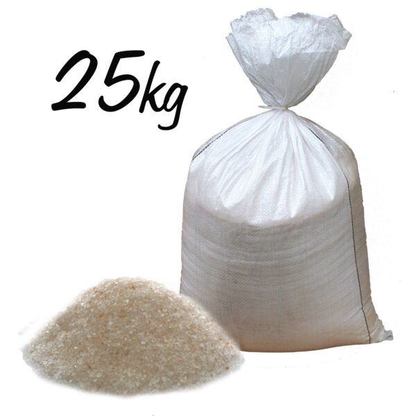 Sels de bain roses de l'Himalaya à gros grains - Sac de 25 kg- Vendu par 1