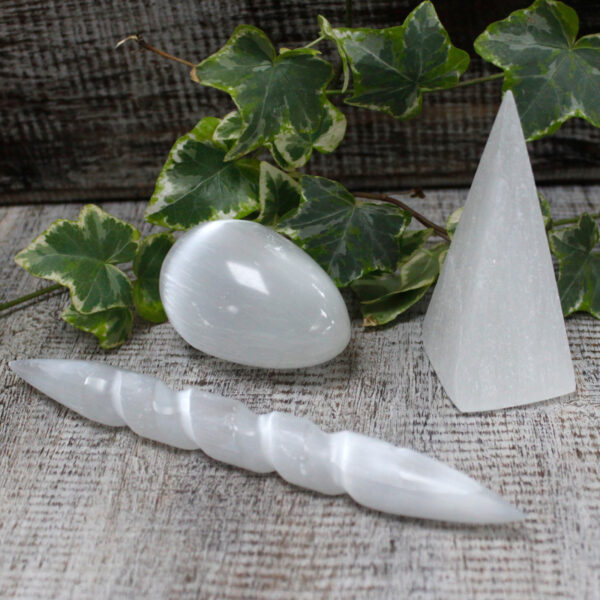 Oeuf de Sélénite - 5 - 6 cm- Vendu par 1 – Image 3