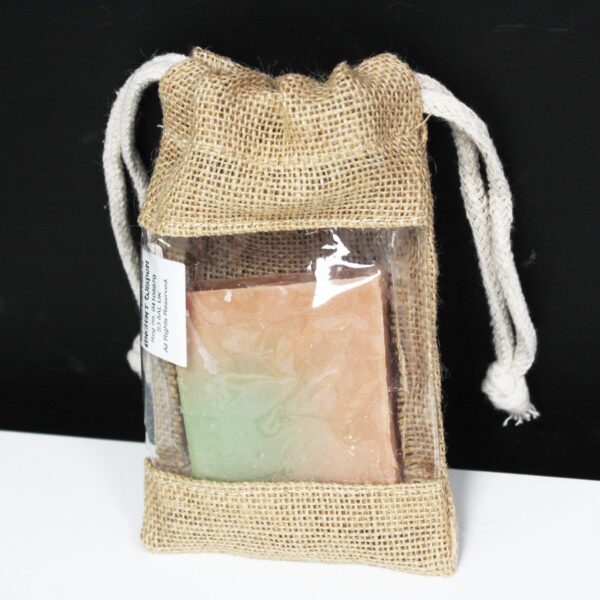 Petit - Sac à fenêtre en jute 16x10cm- Vendu par 1 – Image 3