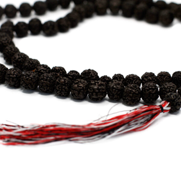 108 Rudraksha Mala - Sombre- Vendu par 1 – Image 2