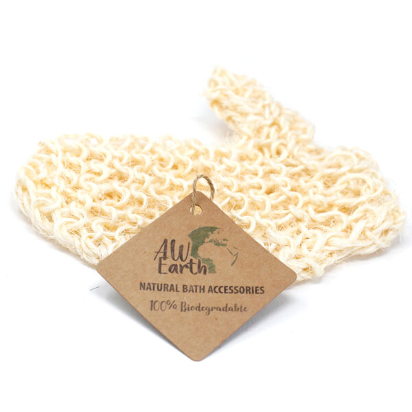 Éponge et gommage en sisal - Gant exfoliant- Vendu par 1 – Image 2
