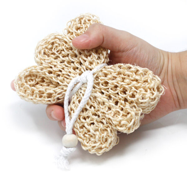 Éponge et gommage en sisal - Étoile exfoliante- Vendu par 1 – Image 4