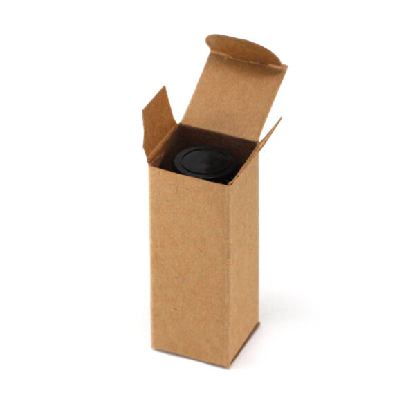 Boîte pour bouteille d'huile essentielle de 10 ml - Marron- Vendu par 1 – Image 2