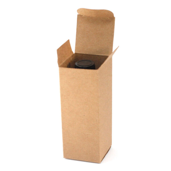 Boîte pour Flacon Ambré 50ml - Marron- Vendu par 1 – Image 2