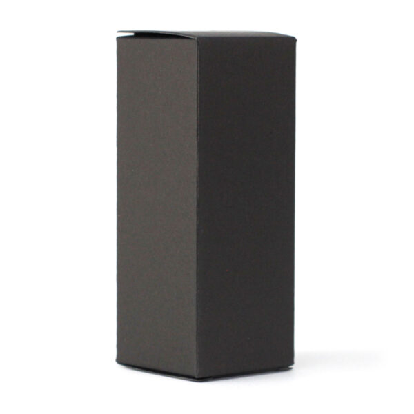 Boîte pour Flacon Ambré 50ml - Noir- Vendu par 1