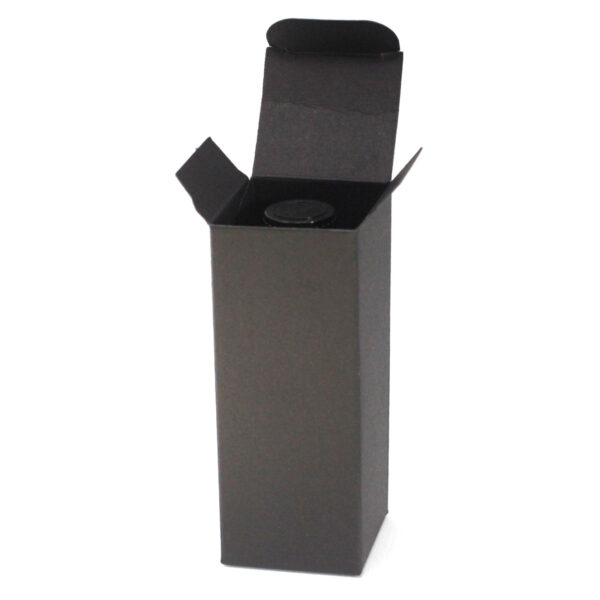 Boîte pour Flacon Ambré 50ml - Noir- Vendu par 1 – Image 2