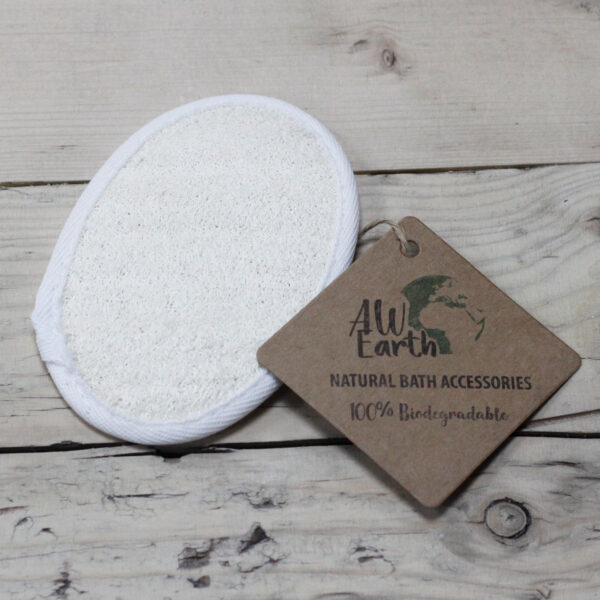 Exfoliants corporels naturels en luffa - Ovale- Vendu par 1 – Image 3