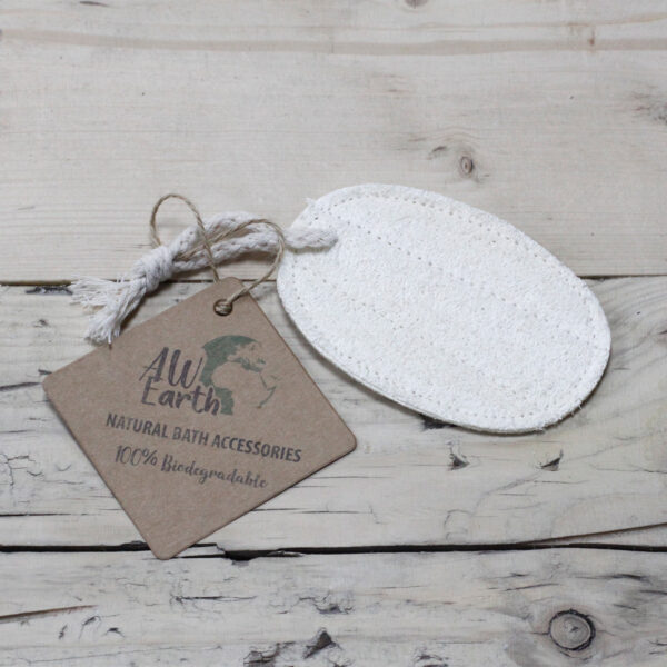 Exfoliants naturels pour le corps en luffa - Oval Rub- Vendu par 1 – Image 2