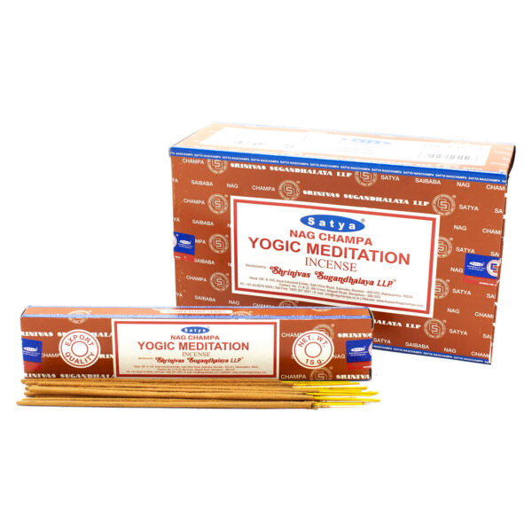 Bâtons d'encens Satya 15g - Méditation Yogique- Vendu par 1