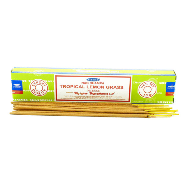 Bâtons d'encens Satya 15g - Citronnelle Tropicale- Vendu par 1 – Image 2
