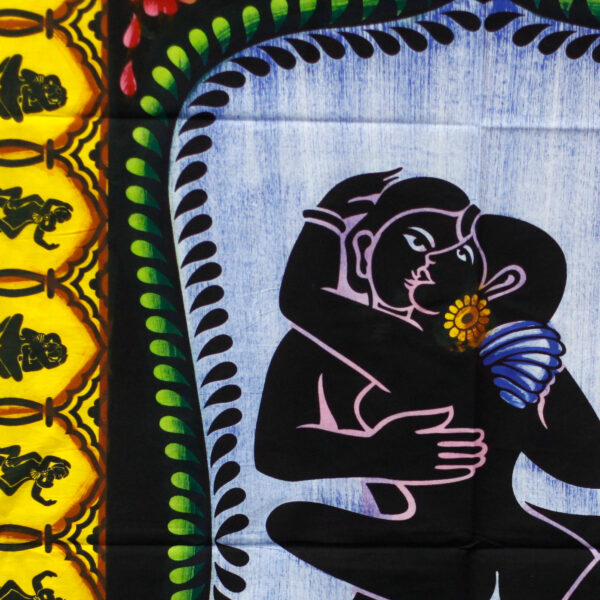 Art mural en coton brossé à la main - Kamasutra- Vendu par 1 – Image 2