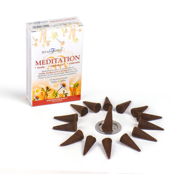 Cônes d'encens de méditation- Vendu par 1