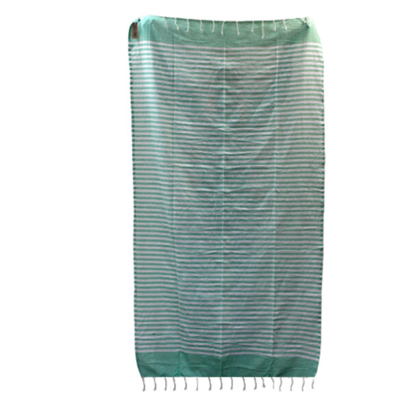 Plaid Pario en Coton - 100x180 cm - Vert Pique-Nique- Vendu par 1 – Image 2
