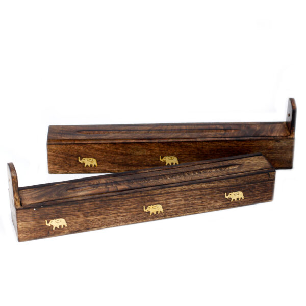 Boîte à Encens en Bois de Manguier - Assortiment- Vendu par 1