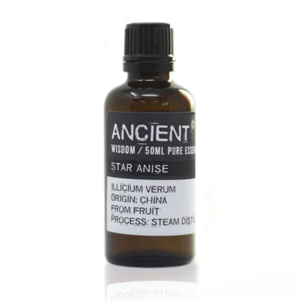 Anis Chine Étoile (Anis Étoilé) 50ml Huile Essentielle- Vendu par 1