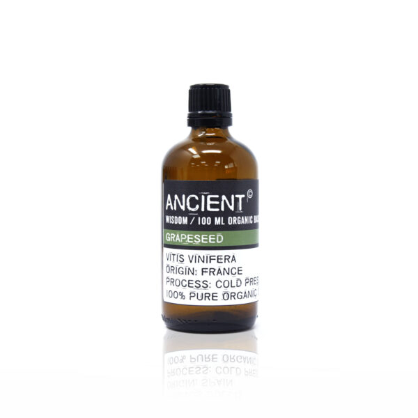 Huile de Base Bio de Pépins de Raisin - 100 ml- Vendu par 1