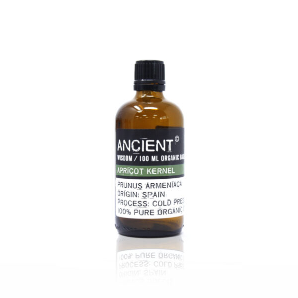 Huile de base biologique de noyau d'abricot - 100 ml- Vendu par 1