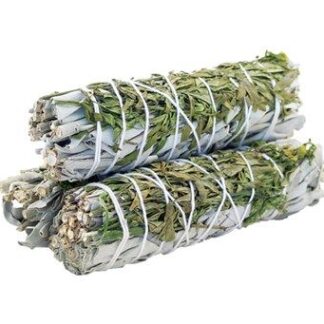 Smudge Stick - Sauge Blanche & Ruda 10cm- Vendu par 1