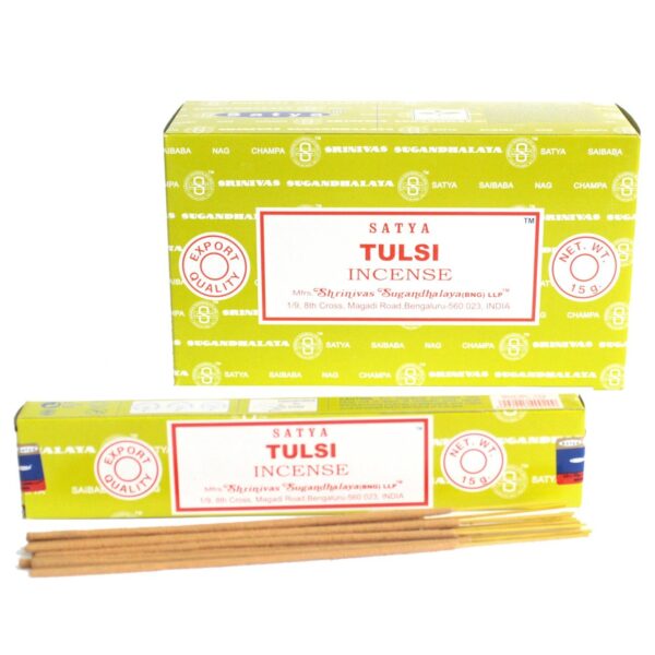 Encens Satya 15g - Tulsi- Vendu par 1 – Image 2