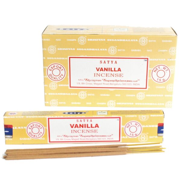Encens Satya 15g - Vanille- Vendu par 1