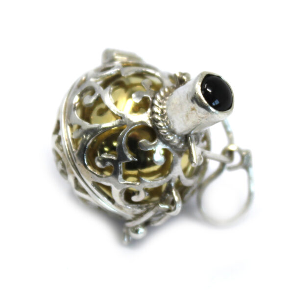 Cloche Ange Argent - Nuit - 18mm- Vendu par 1 – Image 2