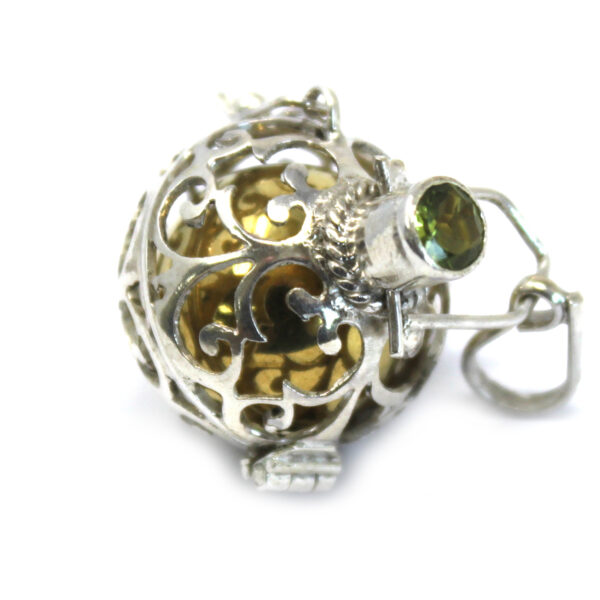 Cloche d'ange en argent - Romance - 18 mm- Vendu par 1 – Image 2