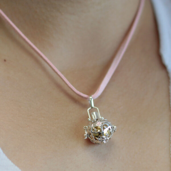 Cloche d'ange en argent - Gardien - 16 mm- Vendu par 1