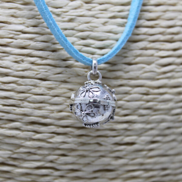 Cloche d'ange en argent - Foi - 12 mm- Vendu par 1 – Image 4