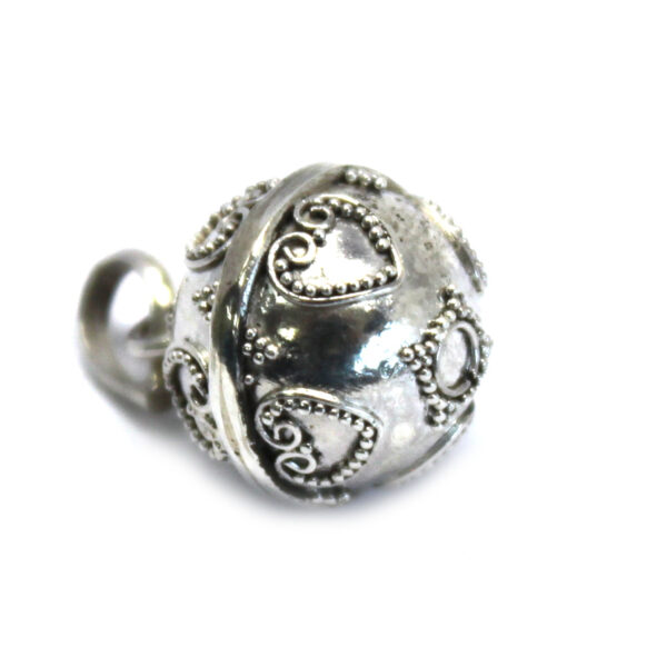 Cloche Ange en Argent - Amour - 12mm- Vendu par 1 – Image 2