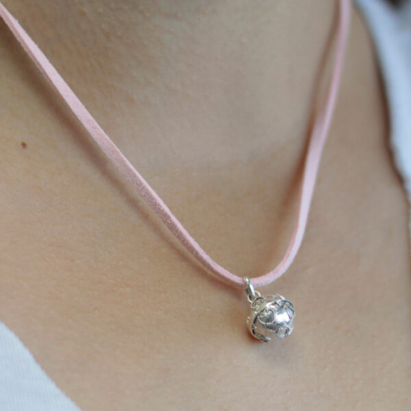 Cloche Ange en Argent - Amour - 12mm- Vendu par 1
