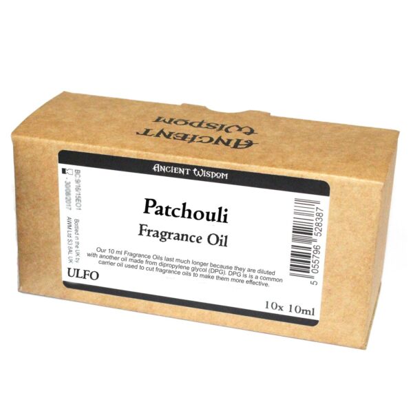 Huile parfumée Patchouli 10 ml - SANS ÉTIQUETTE- Vendu par 1