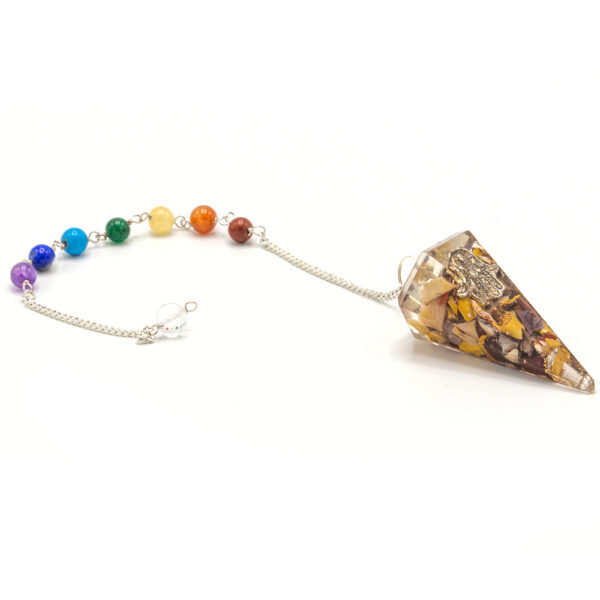 Pendule Chakra Pouvoir Orgonite - Hamsa- Vendu par 1