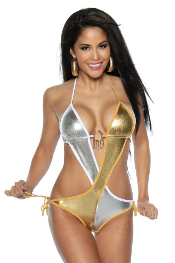 Monokini - or/argent - M-Saresia – Image 2