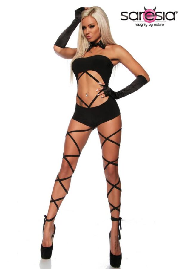 Body Gogo enveloppant - noir - OS-Saresia