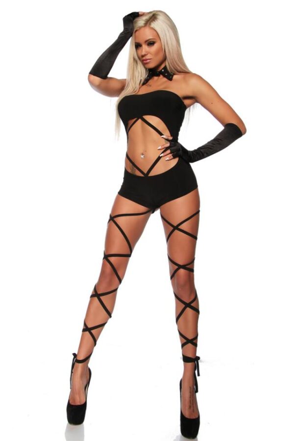 Body Gogo enveloppant - noir - OS-Saresia – Image 2